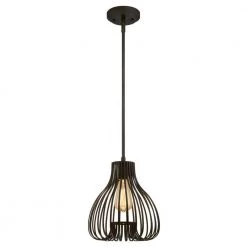 1-Light Oil Rubbed Bronze Pendant by Westinghouse
