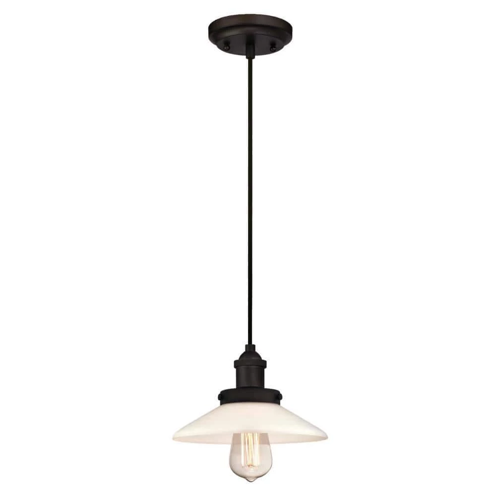 Abigail 1-Light Oil Rubbed Bronze Pendant by Westinghouse 1 Abigail 1-Light Oil Rubbed Bronze Pendant by Westinghouse