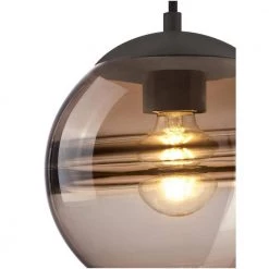 Soren 1-Light Oil Rubbed Bronze Mini Pendant with Amber Glass Shade by Westinghouse -Westinghouse Shop oil rubbed bronze westinghouse pendant lights 6366800 fa 1000
