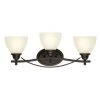 Elvaston 3-Light Oil-Rubbed Bronze Wall Mount Bath Light by Westinghouse