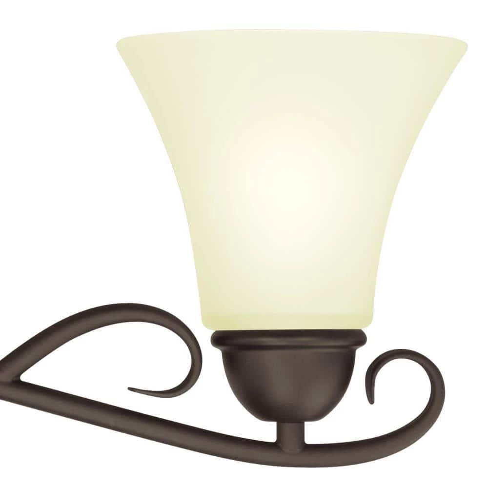 Dunmore 3-Light Oil Rubbed Bronze Wall Mount Bath Light by Westinghouse 3 Dunmore 3-Light Oil Rubbed Bronze Wall Mount Bath Light by Westinghouse - Image 3