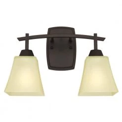 Midori 2-Light Oil Rubbed Bronze Wall Mount Bath Light by Westinghouse
