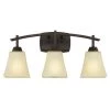 Midori 3-Light Oil Rubbed Bronze Wall Mount Bath Light by Westinghouse
