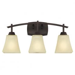 Midori 3-Light Oil Rubbed Bronze Wall Mount Bath Light by Westinghouse