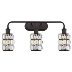 Sophie 3-Light Oil Rubbed Bronze Wall Mount Bath Light by Westinghouse