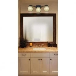 Karah 3-Light Oil Rubbed Bronze Wall Fixture by Westinghouse -Westinghouse Shop oil rubbed bronze westinghouse vanity lighting 6341500 31 1000