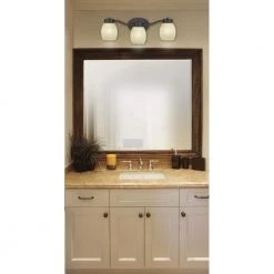 Karah 3-Light Oil Rubbed Bronze Wall Fixture by Westinghouse -Westinghouse Shop oil rubbed bronze westinghouse vanity lighting 6341500 4f 1000