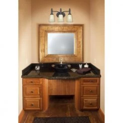 Montrose 3-Light Oil Rubbed Bronze with Highlights Wall Fixture by Westinghouse -Westinghouse Shop oil rubbed bronze westinghouse vanity lighting 6342800 4f 1000