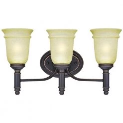 Montrose 3-Light Oil Rubbed Bronze with Highlights Wall Fixture by Westinghouse