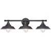 Iron Hill 3-Light Oil-Rubbed Bronze Wall Fixture by Westinghouse