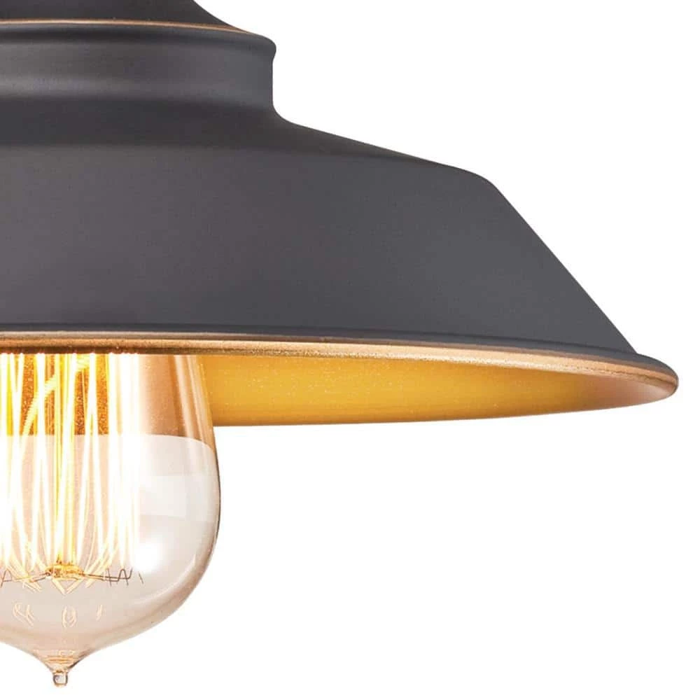 Iron Hill 3-Light Oil Rubbed Bronze Wall Mount Bath Light by Westinghouse 3 Iron Hill 3-Light Oil Rubbed Bronze Wall Mount Bath Light by Westinghouse - Image 3