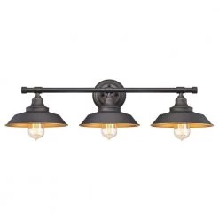 Iron Hill 3-Light Oil Rubbed Bronze Wall Mount Bath Light by Westinghouse