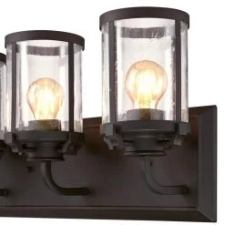 Colville 3-Light Oil Rubbed Bronze Wall Mount Bath Light by Westinghouse -Westinghouse Shop oil rubbed bronze westinghouse vanity lighting 6368100 4f 1000