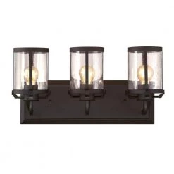Colville 3-Light Oil Rubbed Bronze Wall Mount Bath Light by Westinghouse