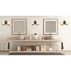 Kings Canyon 2-Light Oil Rubbed Bronze Wall Fixture by Westinghouse -Westinghouse Shop oil rubbed bronze westinghouse wall sconces 6222100 31 1000