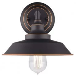 Iron Hill 1-Light Oil Rubbed Bronze Wall Fixture by Westinghouse -Westinghouse Shop oil rubbed bronze westinghouse wall sconces 6343500 4f 1000