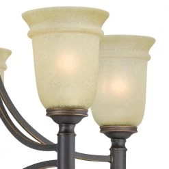 Montrose 5-Light Oil Rubbed Bronze with Highlights Chandelier by Westinghouse -Westinghouse Shop oil rubbed bronze wi westinghouse chandeliers 6342900 c3 1000