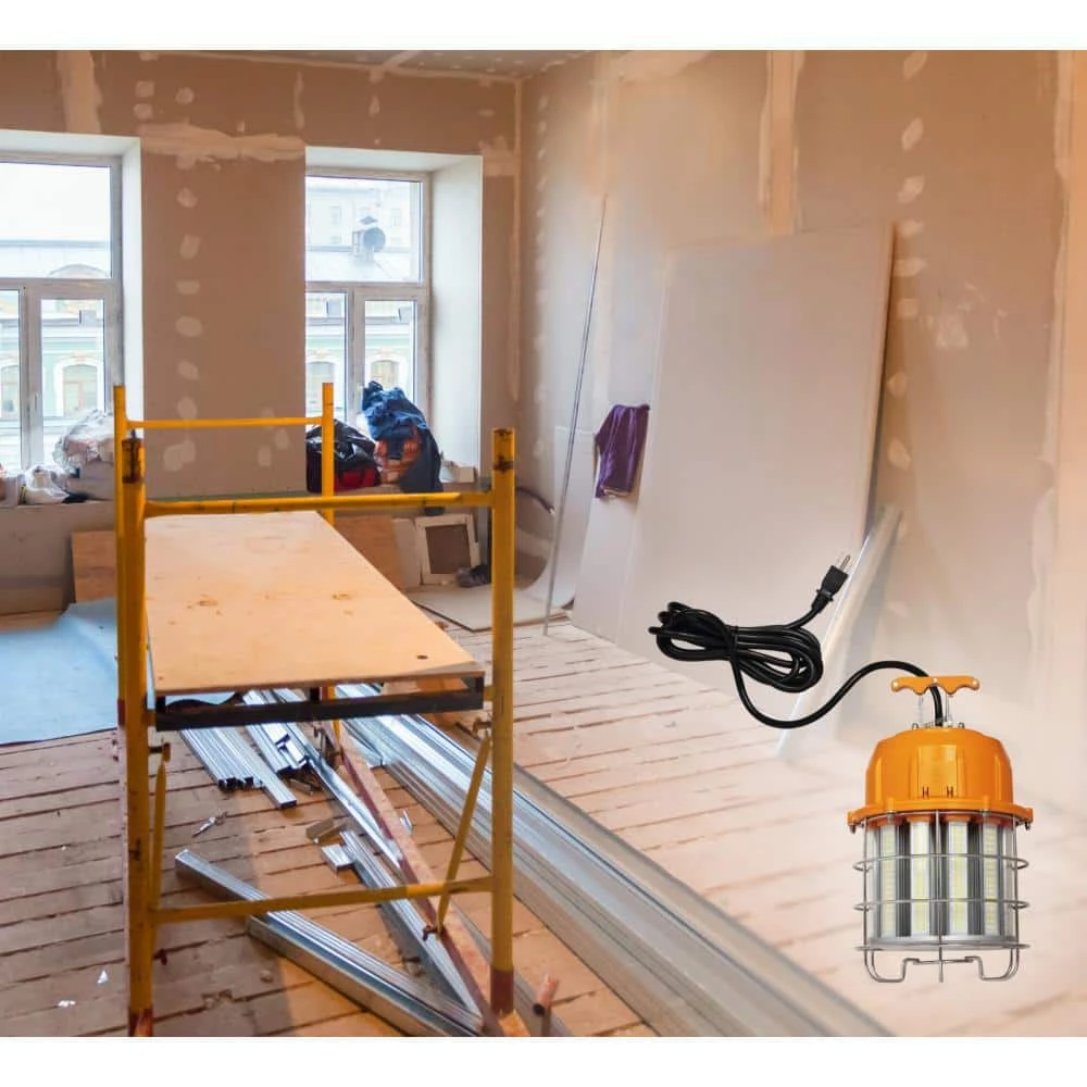 100-Watt Orange and Chrome Integrated High-Lumen LED Plug-In Work Light by Westinghouse 4 100-Watt Orange and Chrome Integrated High-Lumen LED Plug-In Work Light by Westinghouse - Image 4