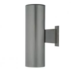 2-Light Polished Graphite on Steel Cylinder Outdoor Wall Lantern Sconce by Westinghouse 9 2-Light Polished Graphite on Steel Cylinder Outdoor Wall Lantern Sconce by Westinghouse -Westinghouse Shop polished graphite westinghouse outdoor sconces 6797500 40 1000