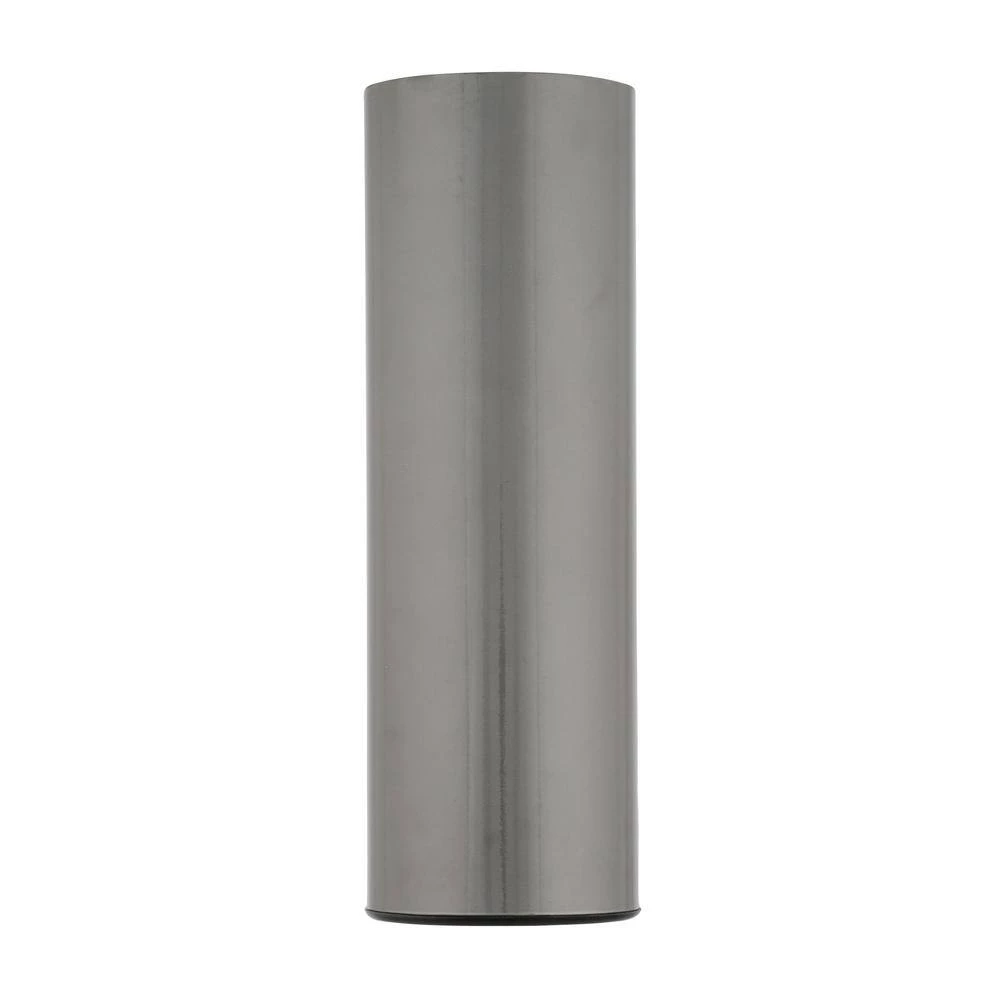 2-Light Polished Graphite on Steel Cylinder Outdoor Wall Lantern Sconce by Westinghouse 7 2-Light Polished Graphite on Steel Cylinder Outdoor Wall Lantern Sconce by Westinghouse - Image 7