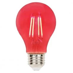 40-Watt Equivalent A19 Dimmable Red Filament LED Light Bulb by Westinghouse