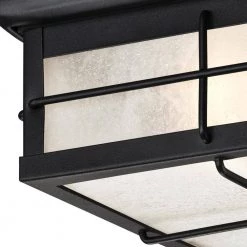 Orwell 2-Light Textured Black Outdoor Flushmount by Westinghouse -Westinghouse Shop textured black westinghouse outdoor flush mount lights 6204800 4f 1000