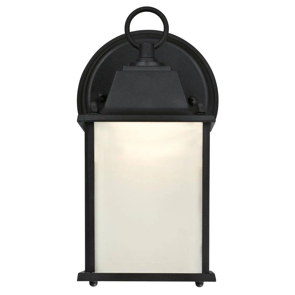 1-Light Textured Black Outdoor Integrated LED ENERGY STAR Wall Lantern Sconce by Westinghouse 3 1-Light Textured Black Outdoor Integrated LED ENERGY STAR Wall Lantern Sconce by Westinghouse - Image 3