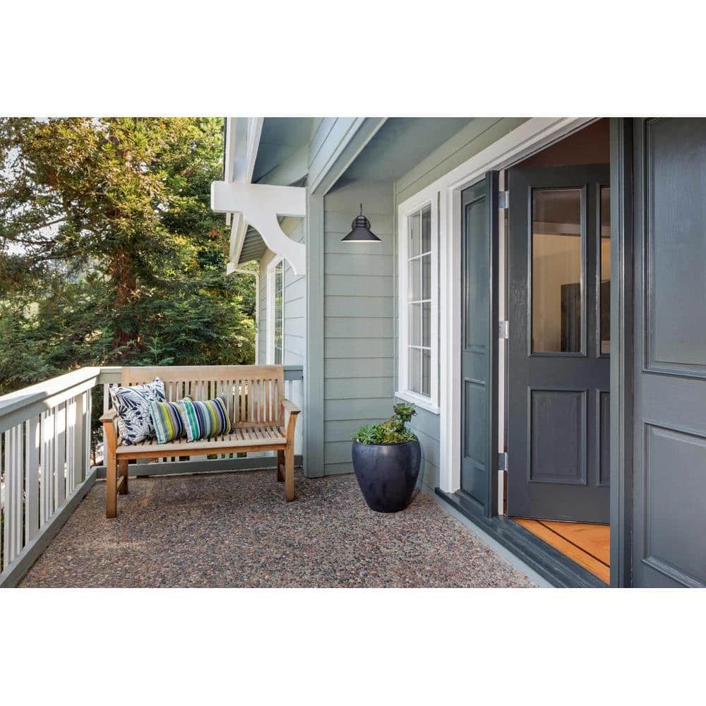 Watt Creek Textured Black Outdoor Wall Barn Light Sconce Lantern by Westinghouse 2 Watt Creek Textured Black Outdoor Wall Barn Light Sconce Lantern by Westinghouse - Image 2