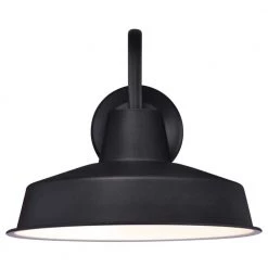 Academy 1-Light Textured Black Outdoor Integrated Wall Lantern Sconce by Westinghouse -Westinghouse Shop textured black westinghouse outdoor sconces 6204700 1f 1000