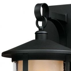 Albright Textured Black 1-Light Outdoor Wall Lantern Sconce by Westinghouse -Westinghouse Shop textured black westinghouse outdoor sconces 6312400 44 1000