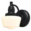 Eddystone 1-Light Textured Black Outdoor Wall Lantern Sconce by Westinghouse