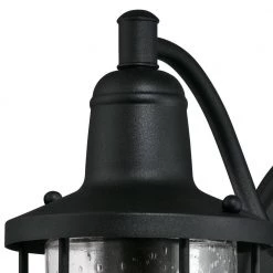 Crestview 1-Light Textured Black Outdoor Wall Lantern Sconce by Westinghouse -Westinghouse Shop textured black westinghouse outdoor sconces 6334700 1f 1000