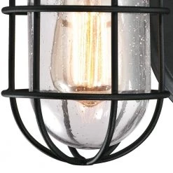 Crestview 1-Light Textured Black Outdoor Wall Lantern Sconce by Westinghouse -Westinghouse Shop textured black westinghouse outdoor sconces 6334700 44 1000