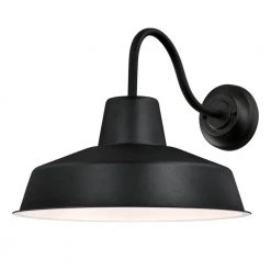 Academy 1-Light Textured Black Outdoor Integrated LED Wall Lantern Sconce by Westinghouse -Westinghouse Shop textured black westinghouse outdoor sconces 6359800 44 1000