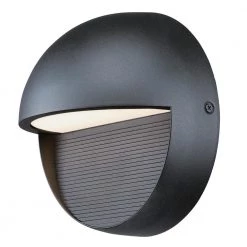 Winslett 1-Light Textured Black LED Outdoor Dimmable Wall Sconce Light with Frosted Glass Dark Sky Friendly by Westinghouse