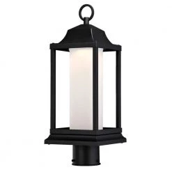 Honeybrook 1-Light Textured Black Outdoor Integrated LED Post Light by Westinghouse