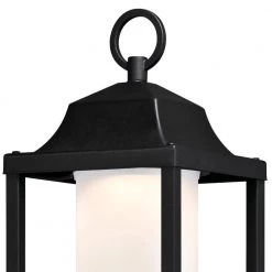 Honeybrook 1-Light Textured Black Outdoor Integrated LED Post Light by Westinghouse -Westinghouse Shop textured black westinghouse post lanterns 6347300 c3 1000