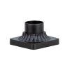 Textured Black Cast Aluminum Outdoor Pedestal Mount for Post Light by Westinghouse