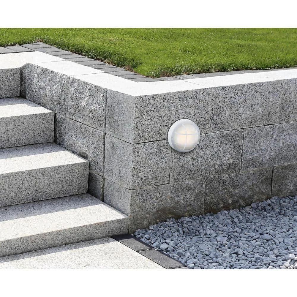 1-Light Textured White LED Outdoor Bulkhead Light by Westinghouse 2 1-Light Textured White LED Outdoor Bulkhead Light by Westinghouse - Image 2