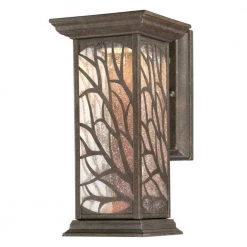 Glenwillow 1-Light Victorian Bronze Outdoor Integrated LED Wall Lantern Sconce by Westinghouse