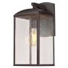 Piazza Medium 1-Light Victorian Bronze Outdoor Wall Mount Lantern with Clear Seeded Glass by Westinghouse