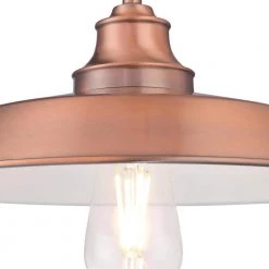 Iron Hill 1-Light Washed Copper Pendant by Westinghouse -Westinghouse Shop washed copper westinghouse chandeliers 6370500 1f 1000