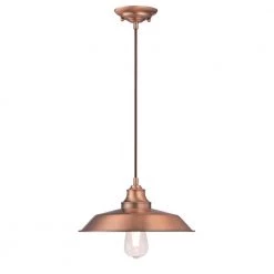 Iron Hill 1-Light Washed Copper Pendant by Westinghouse -Westinghouse Shop washed copper westinghouse chandeliers 6370500 4f 1000