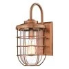 Ferry 1-Light Washed Copper Outdoor Wall Lantern Sconce by Westinghouse