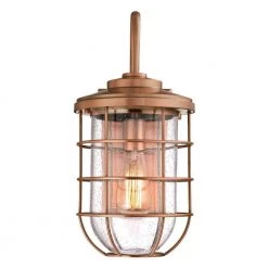 Ferry 1-Light Washed Copper Outdoor Wall Lantern Sconce by Westinghouse -Westinghouse Shop washed copper westinghouse outdoor sconces 6347900 c3 1000
