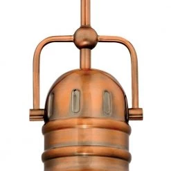 Boswell 1-Light Washed Copper LED Mini Pendant with Frosted Prismatic Acrylic Lens by Westinghouse 7 Boswell 1-Light Washed Copper LED Mini Pendant with Frosted Prismatic Acrylic Lens by Westinghouse -Westinghouse Shop washed copper westinghouse pendant lights 63084a 1f 1000