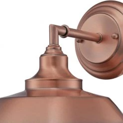 Iron Hill 1-Light Washed Copper Wall Mount Sconce by Westinghouse -Westinghouse Shop washed copper westinghouse vanity lighting 6370400 4f 1000