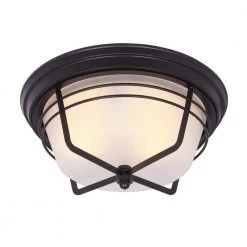 Bonneville Flush-Mount 2-Light Outdoor Weathered Bronze Fixture by Westinghouse