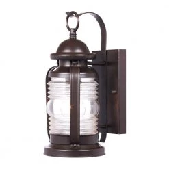 Weatherby Wall-Mount 1-Light Outdoor Weathered Bronze Wall Lantern Sconce by Westinghouse