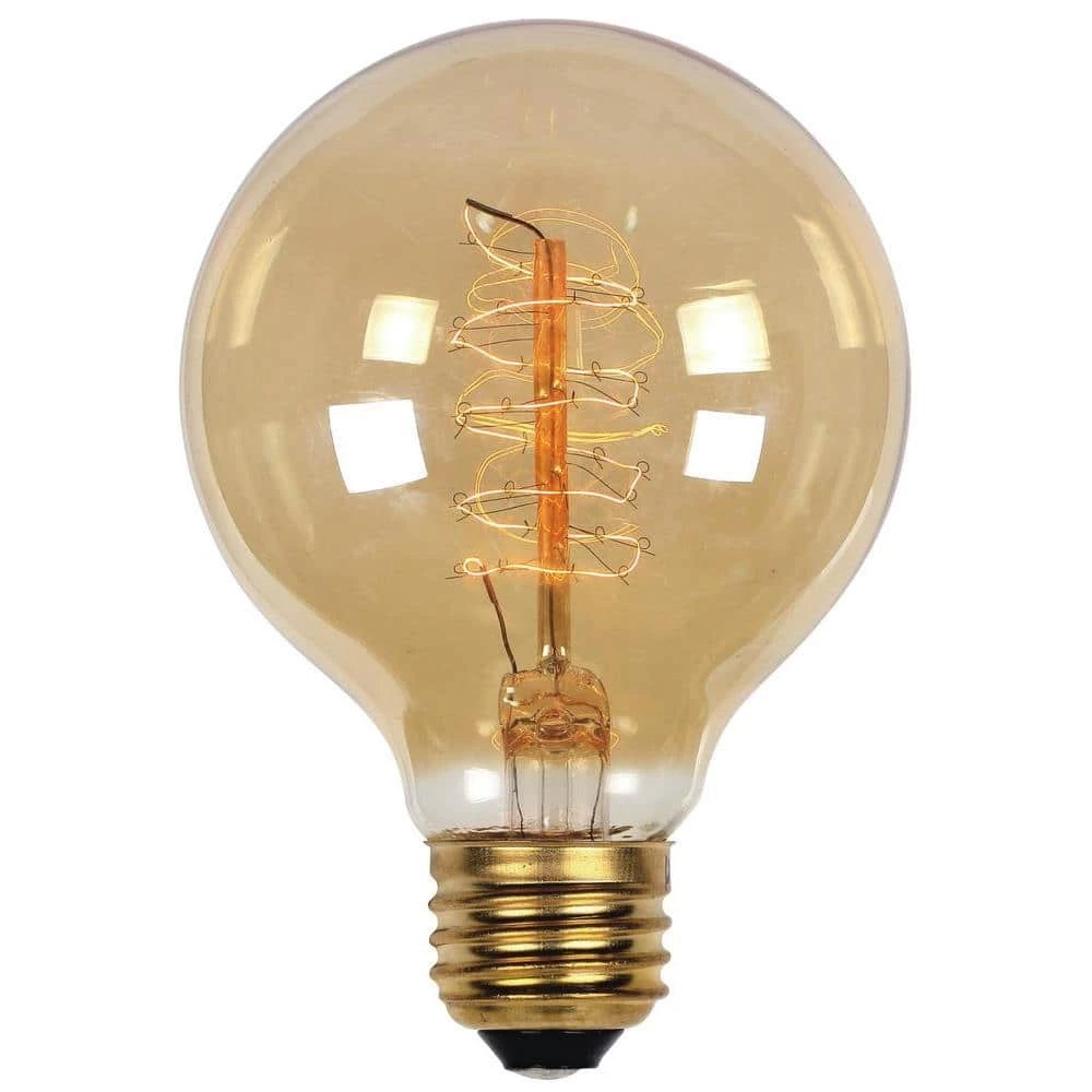 40-Watt Timeless Vintage Inspired Incandescent G25 Light Bulb by Westinghouse 1 40-Watt Timeless Vintage Inspired Incandescent G25 Light Bulb by Westinghouse